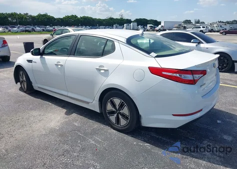 2013 Kia Optima Hybrid Lx from USA, damaged, VIN KNAGM4AD5D5046845